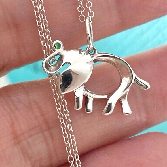 TIFANNY RARE “SAVE THE ELEPHANTS” Necklace - Picture 2 of 8
